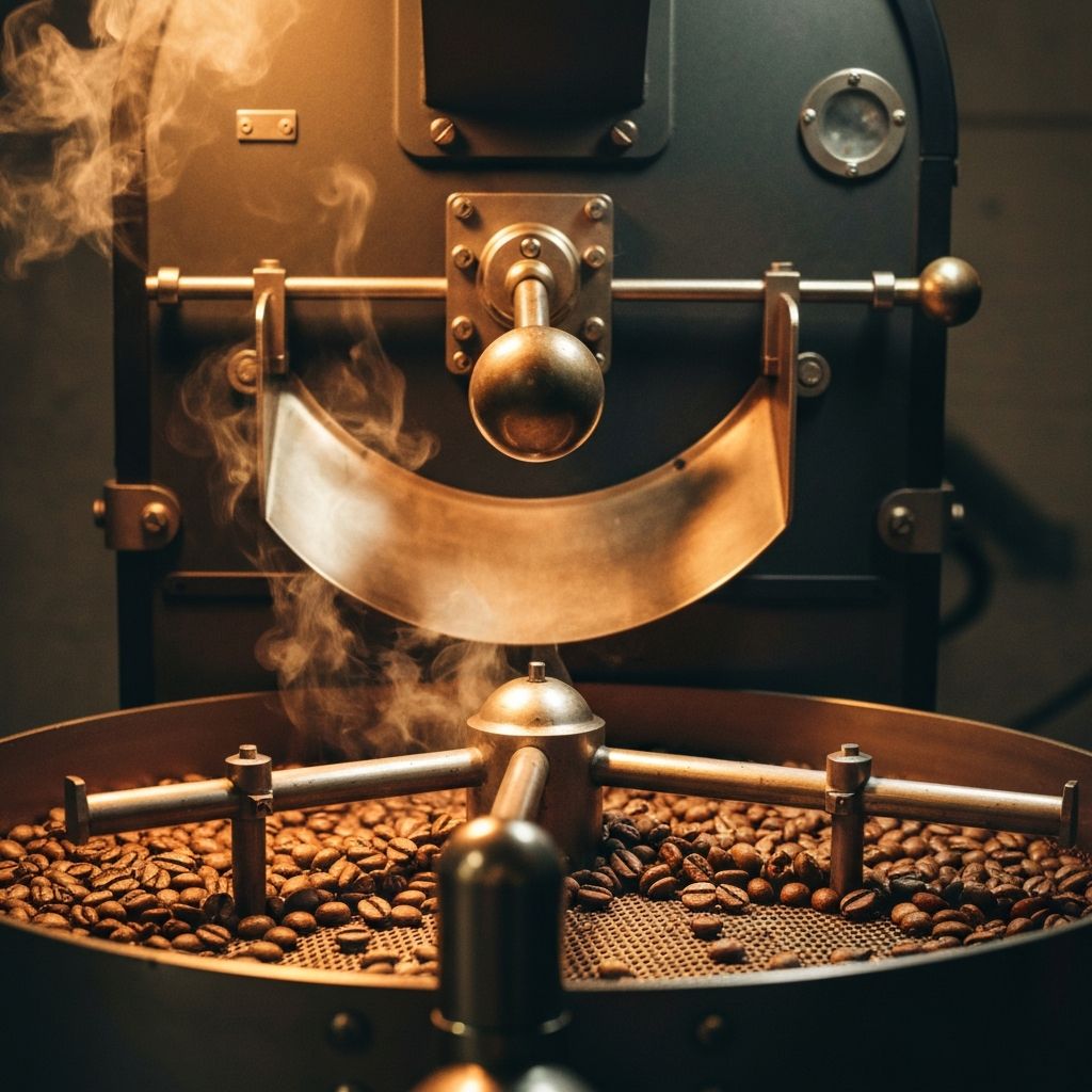 Proceso de tostado de café